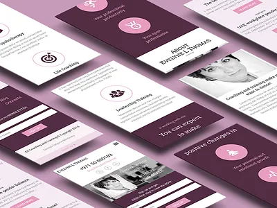 Evelyne L Thomas | For Mobile coaching concept design elt eltcoachingandtraining mobile services site training web