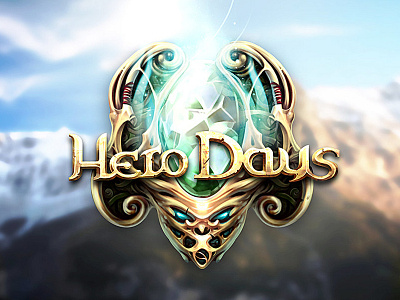 Hero Days By Scriptkiddy D91ihts concept fantasy font game game art illustration logo sci fi typo