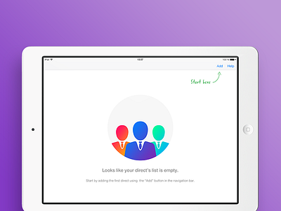 Empty Space app clean empty space simple tablet