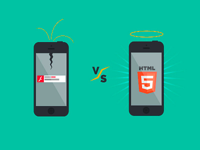 Flash Vs Html5 flash flat html5