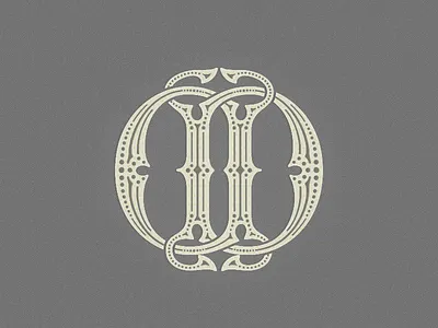 Fancy »DD« Monogram ... custom lettering custom type monogram typo typography vector graphic