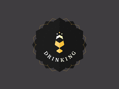 DrinKing logo beer chopp crown cup drinking drinks king