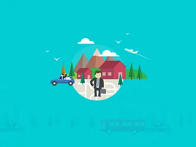 Environment Illustration day design flat graphics illustration shot vector