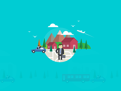 Environment Illustration day design flat graphics illustration shot vector
