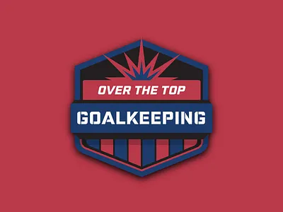 Over the Top Goalkeeping emblem goal goalie goalkeeper logo soccer