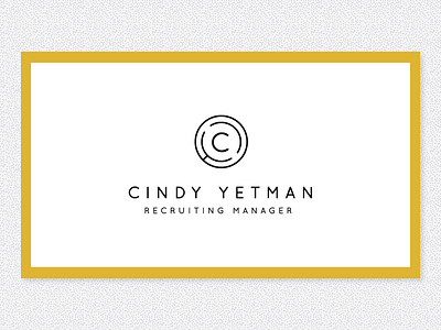cy refinement brand executive logo magnifying glass recruiter recruiting search tech