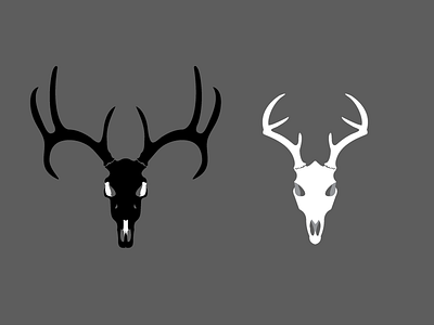 Stag Skulls deer skull deer skulls illustration skull skulls stag stag skulls vector art