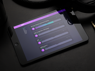 Quality Dance Music Preview dark music soundcloud ui