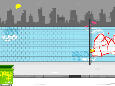 Dribbble ball animation ball bounce dribbble graffiti konte wall