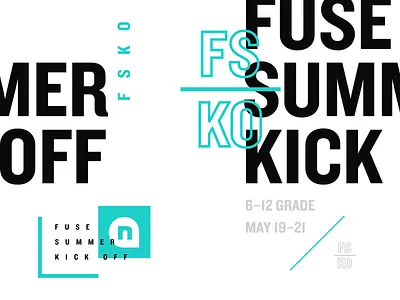 FSKO 2015 branding church grid knockout layout newspring summer youth
