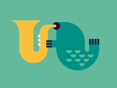 Let's play! character colors design festival fun green illustration instrument play summer symbols yellow