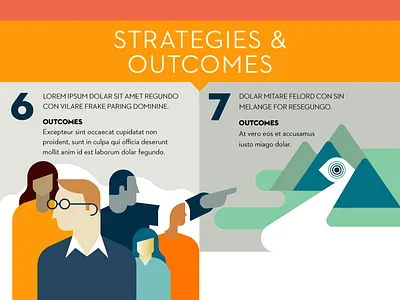 Strategies 6-7 eye mountain path people powerpoint road