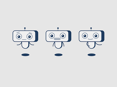 Nextpeer Brand Character brand character character game illustration mobile moods remote robot vector