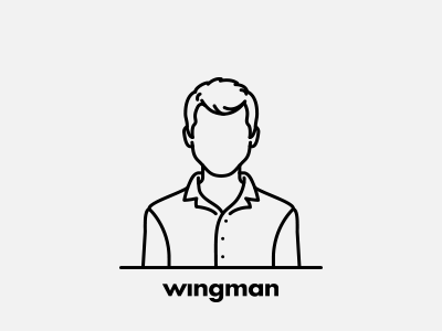 Wingman Team: José Pedro Vicente agency avatar boss ceo character clean illustration line minimal portrait wingman