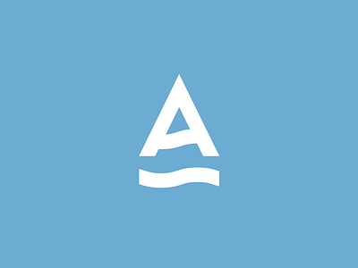 A a aqua letter water