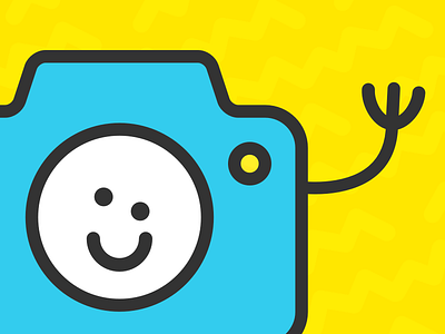 Camera Buddy annotate camera driftt emoticon happy icon illustration smile