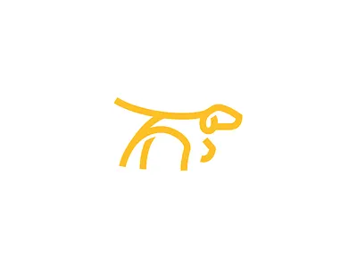 Dribble #55 dog logo pointer