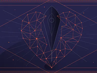 Ada feather heart lovelace