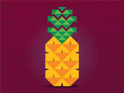 Pineapple fruit pineapple trixel
