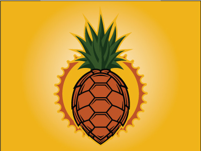 Hawaii Honu fantasy concept hawaii hockey honu icehl pineapple sea turtle