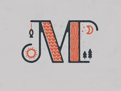 Mortensen Family Reunion t-shirt design activities camping fishing forest m moon stars sun texture typography water wood