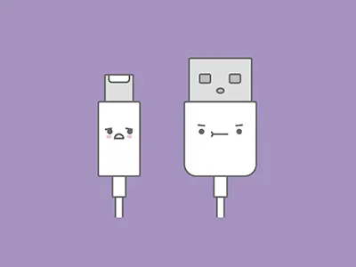 Sync apple cable charging cords device flat illustration illustrator iphone sync vector