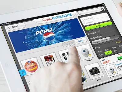 Ecommerce - Mobile Catalogue app design ipad app ui design uiux application ux design