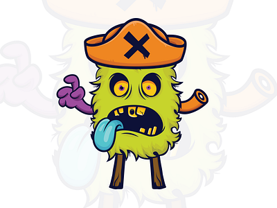 Idiot Frankie- HM6 character creation cute game halloween illustration monster pack template tshirt