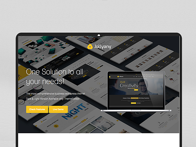 Jollyany HTML and WP Theme html jollyany themeforest wp