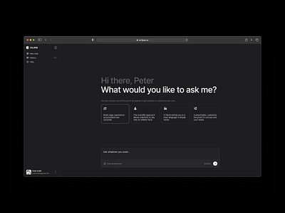 Eclipse AI 2024 2025 ai chatgpt deepseek future midjourney minimalistic promt simple template ui ux web