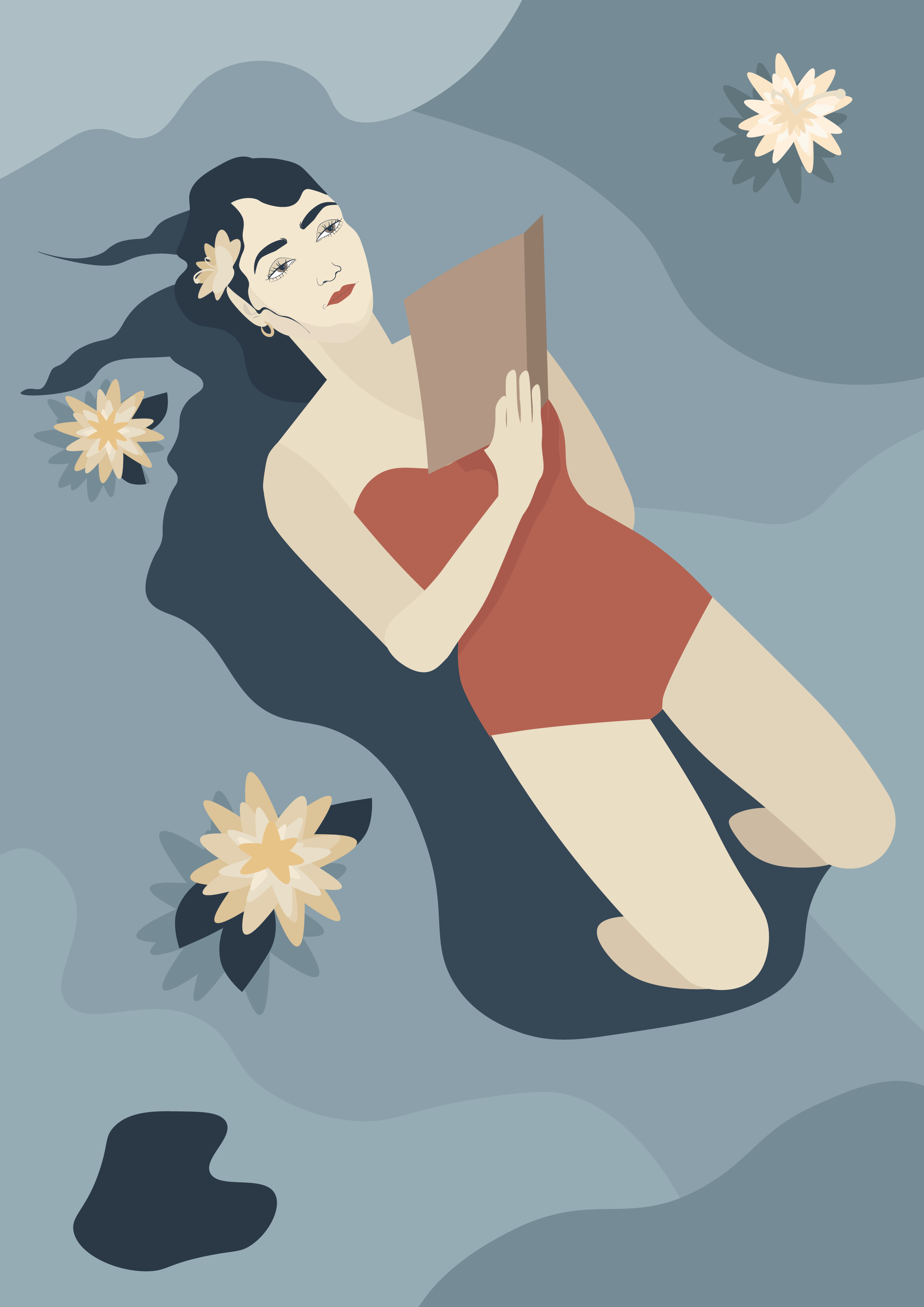 Lilia girl 2d art design digital digitalart graphic design illustration