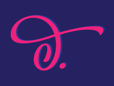d. brand calligraphy d fashion hand letter lettering logotype mark typography