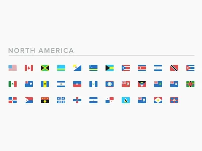 SEOshop Flags: North America america canada flag flags icons mexico north seoshop set usa