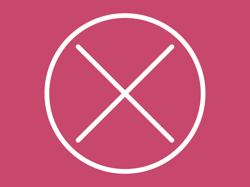 X Marks The Spot animation close icon map transition