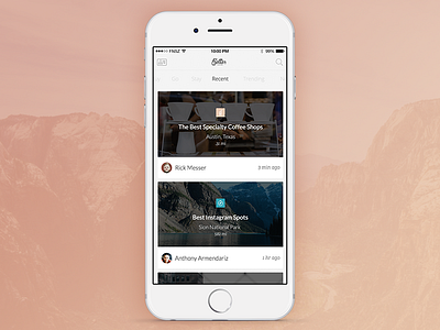 BetterGuide iPhone Concept app concept fnsz funsize guide ios iphone ui white