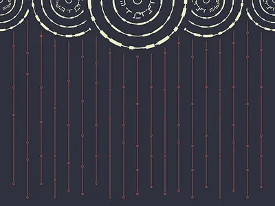 Curtain Call color futuristic illustrator minimal techno