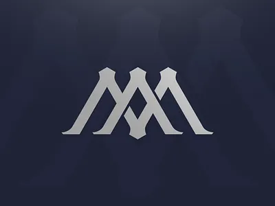 Matthew Adams Logo brand concept creation design logo logotype ma signature