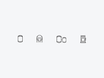 Glyphs / Logistics @2x gas glyphs icons illustration logistics navigation small tanks web web design website