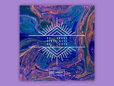 2015 Playlist album art brand cd cover music paint playlist spotify vector