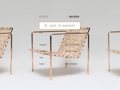 Les Meublés | Add To Basket basket ecommerce free free psd freebie furniture mock up mockup premium shop store ui lit