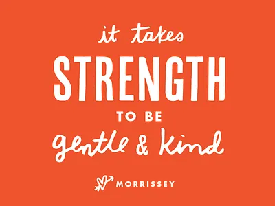 kind is cool compassion design hand lettering kindness lettering lyrics morrissey pen and ink personal work quote type typography