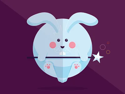 The Magician's assistant assistant magic magician rabbit wand