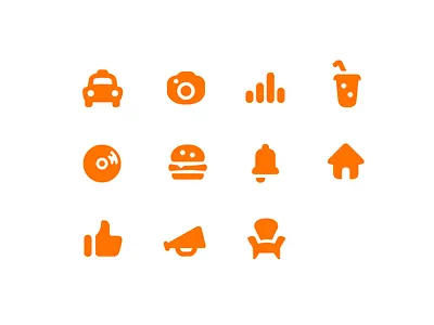 lovely little icon camera data fastfood like rest taxi