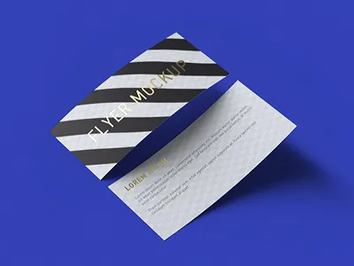 DL Flyer Mock-up dl dl flyer mock up flyer logo mockup print showcase