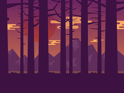 Fantasy Forest adobe forest illustration illustrator