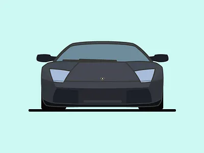 Lambo car illustration lamborghini