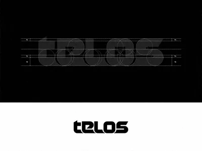 Telos dj edm lettermark logo logotype telos type typography wordmark