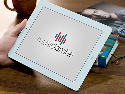 Musiclamhe Logo color design graphics logo typography