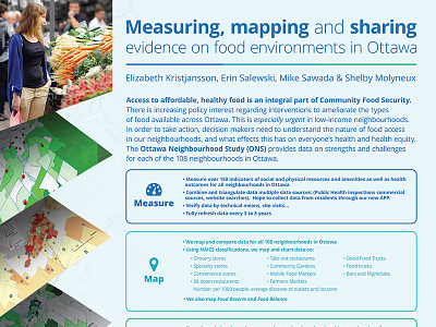 Ottawa Neighbourhood Study Poster map ottawa poster