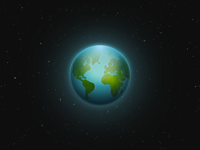 Earth Illustration [WIP] earth game glow illustration planet space